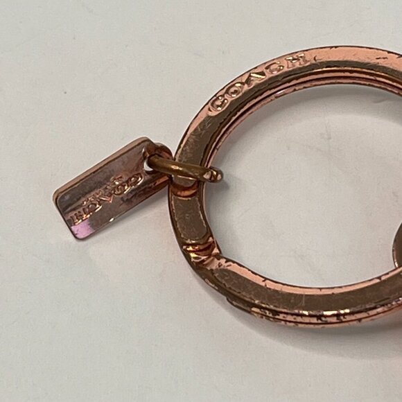 Coach Rose Gold Key Ring - Picture 6 of 6